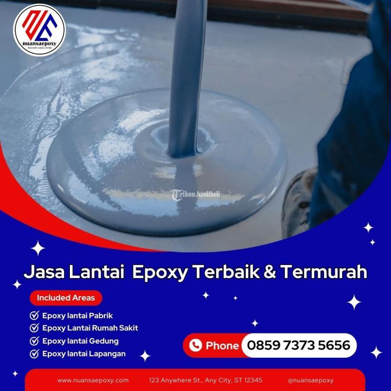 Jasa Cat Epoxy Lantai Gudang, Pabrik, Berpengalaman, Nuansa Epoxy - Bogor