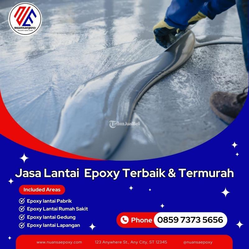 Jasa Cat Epoxy Lantai Gudang, Pabrik, Berpengalaman, Nuansa Epoxy - Bogor