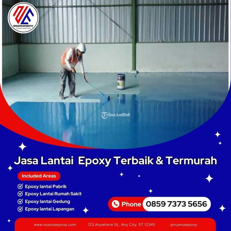 Jasa Cat Epoxy Lantai Gudang, Pabrik, Berpengalaman, Nuansa Epoxy - Bogor