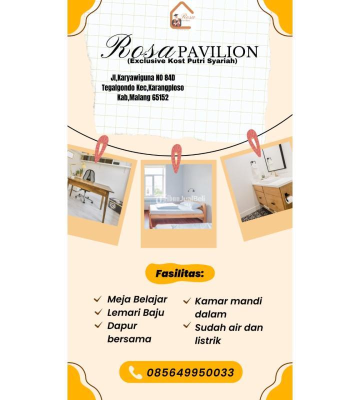 Disewakan Kost Putri Fasilitas Lengkap di Karangploso - Malang