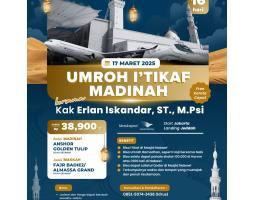Umroh Akhir Ramadhan Itikaf 16 Hari 17 Maret 2025 Sesuai Sunnah - Jakarta Pusat