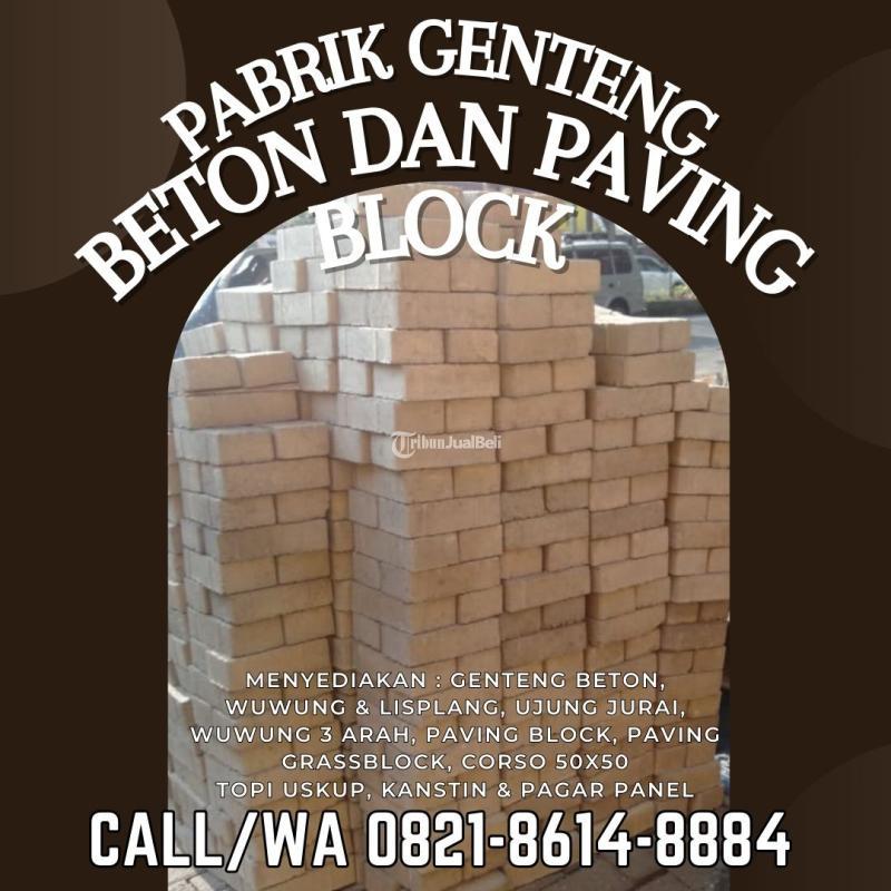 Paving Block Lubang Menjamin Drainase yang Efisien di Taman - Malang