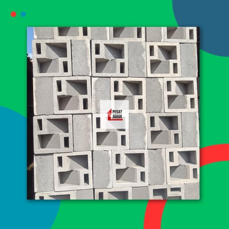 Pagar Roster Beton Minimalis Terbaik di Kalijati - Subang