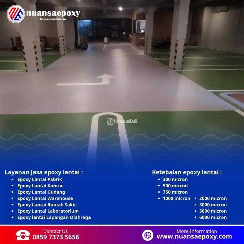 Jasa Cat Lantai Epoxy Profesional untuk Rumah dan Kantor Nuansa Epoxy - Jakarta Barat