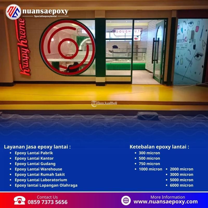 Jasa Pengecatan Lantai Epoxy untuk Industri dan Komersial Nuansa Epoxy - Jakarta Barat