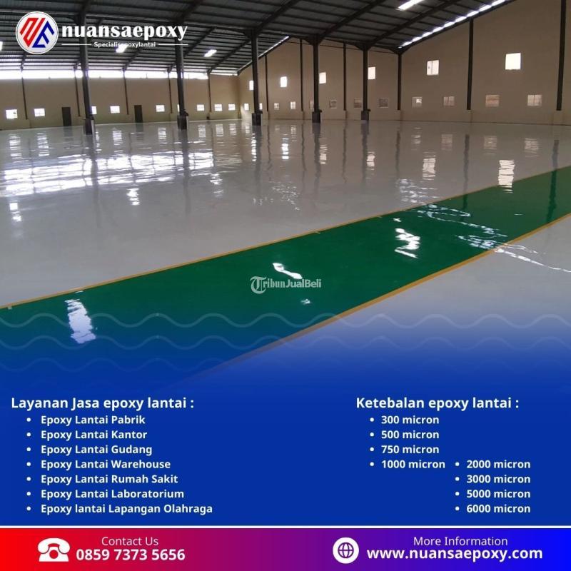Jasa Pengecatan Lantai Epoxy untuk Industri dan Komersial Nuansa Epoxy - Jakarta Barat