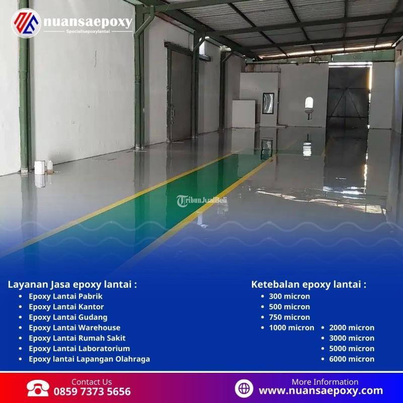 Jasa Pengecatan Lantai Epoxy untuk Industri dan Komersial Nuansa Epoxy - Jakarta Barat