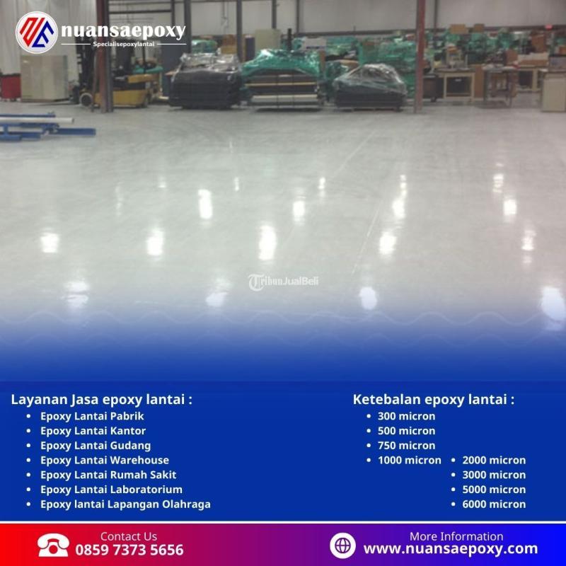 Jasa Pengecatan Lantai Epoxy untuk Industri dan Komersial Nuansa Epoxy - Jakarta Barat