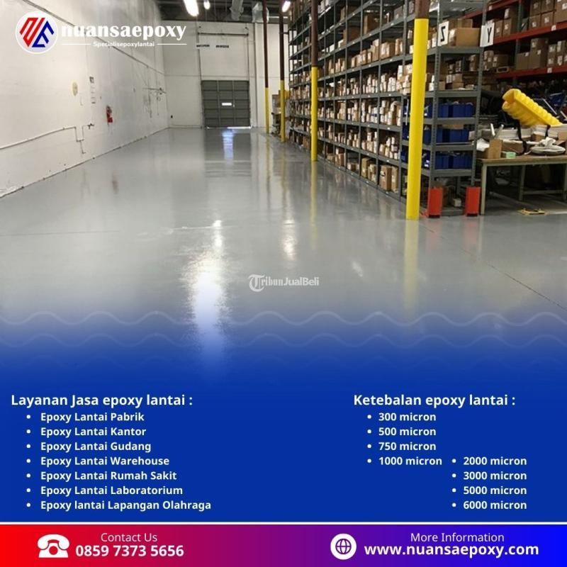 Jasa Pengecatan Lantai Epoxy untuk Industri dan Komersial Nuansa Epoxy - Jakarta Barat