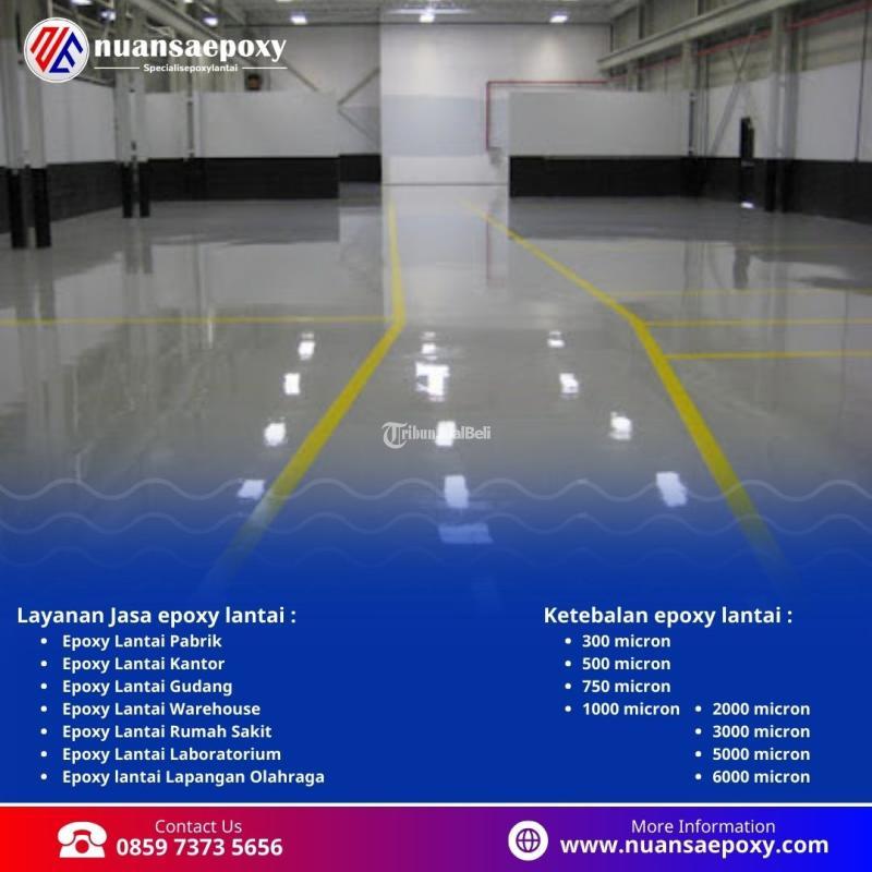 Jasa Pengecatan Lantai Epoxy untuk Industri dan Komersial Nuansa Epoxy - Jakarta Barat