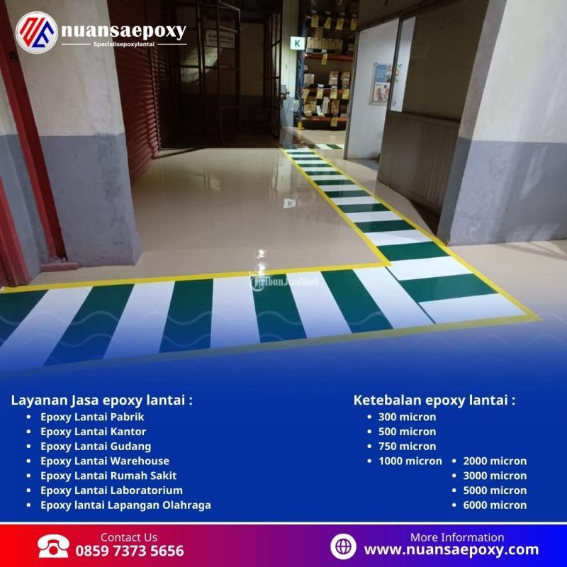 Jasa Pengecatan Lantai Epoxy untuk Industri dan Komersial Nuansa Epoxy - Jakarta Barat