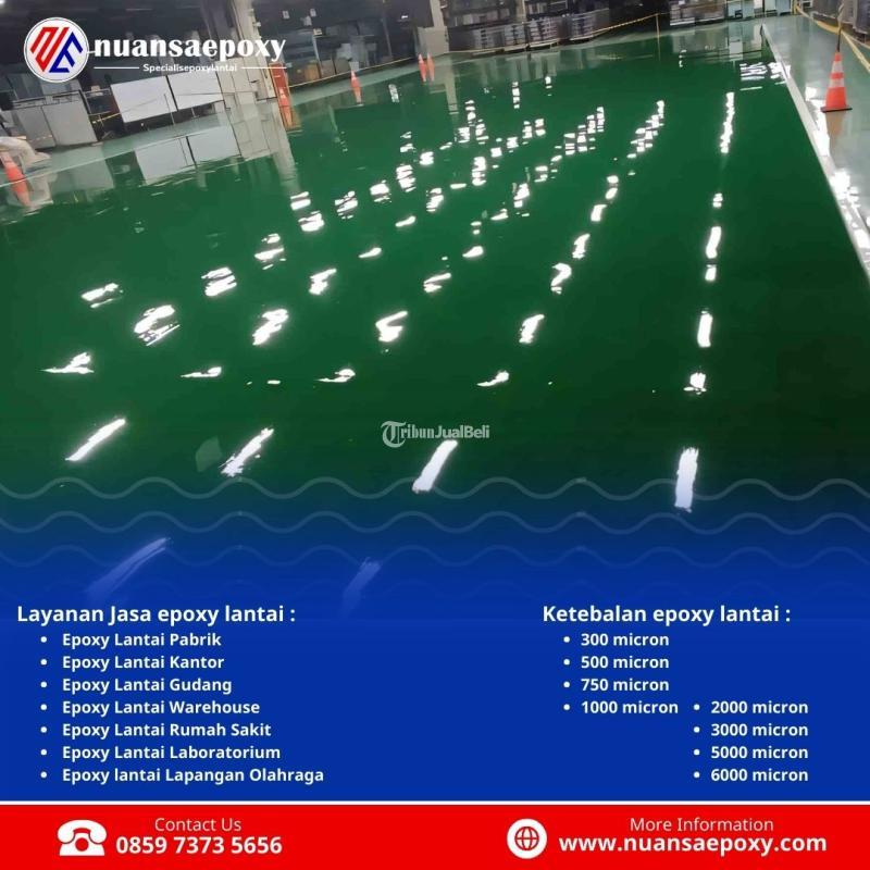 Cat Lantai Epoxy Tahan Lama untuk Area Tinggi Lalu Lintas Nuansa Epoxy - Jakarta Barat