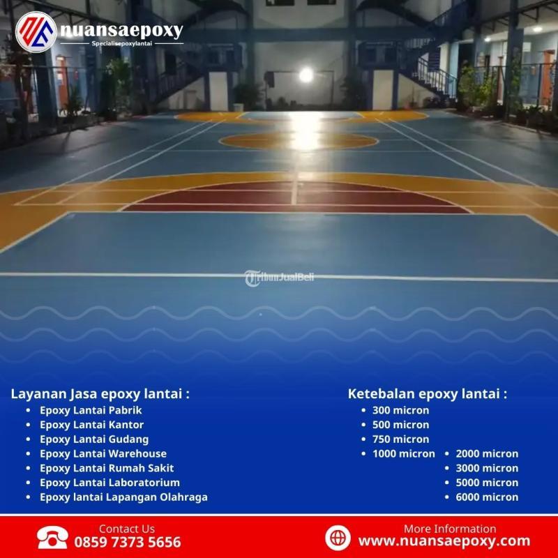 Cat Lantai Epoxy Tahan Lama untuk Area Tinggi Lalu Lintas Nuansa Epoxy - Jakarta Barat