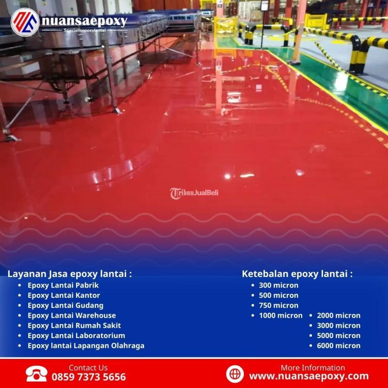 Cat Lantai Epoxy Tahan Lama untuk Area Tinggi Lalu Lintas Nuansa Epoxy - Jakarta Barat