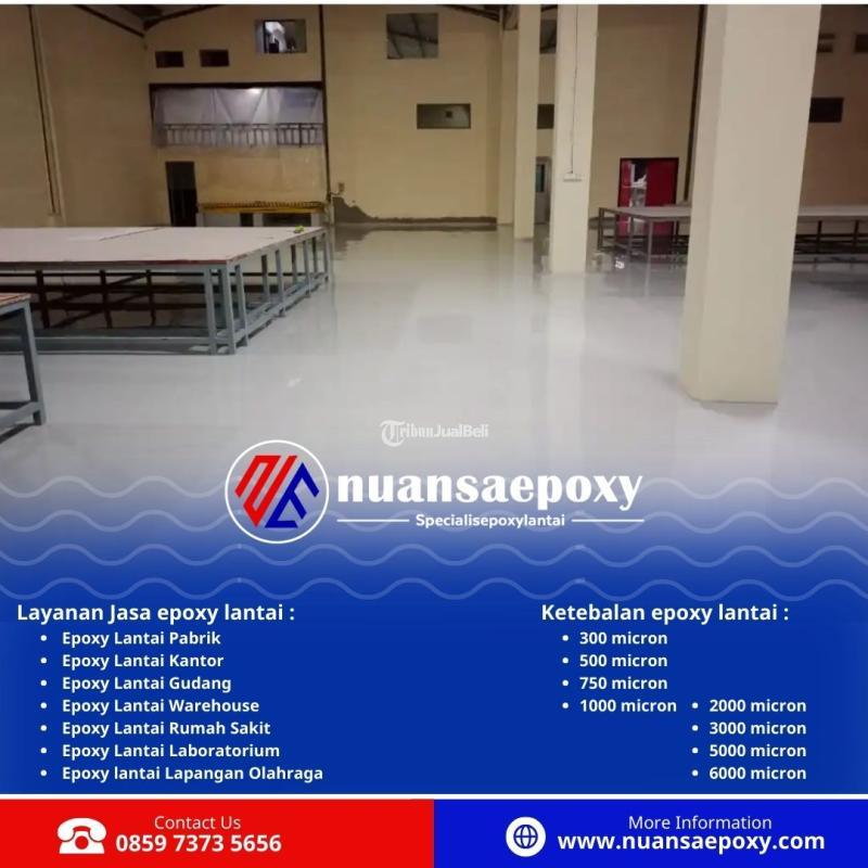 Layanan Pengecatan Epoxy untuk Lantai Garasi dan Gudang Nuansa Epoxy - Jakarta Barat