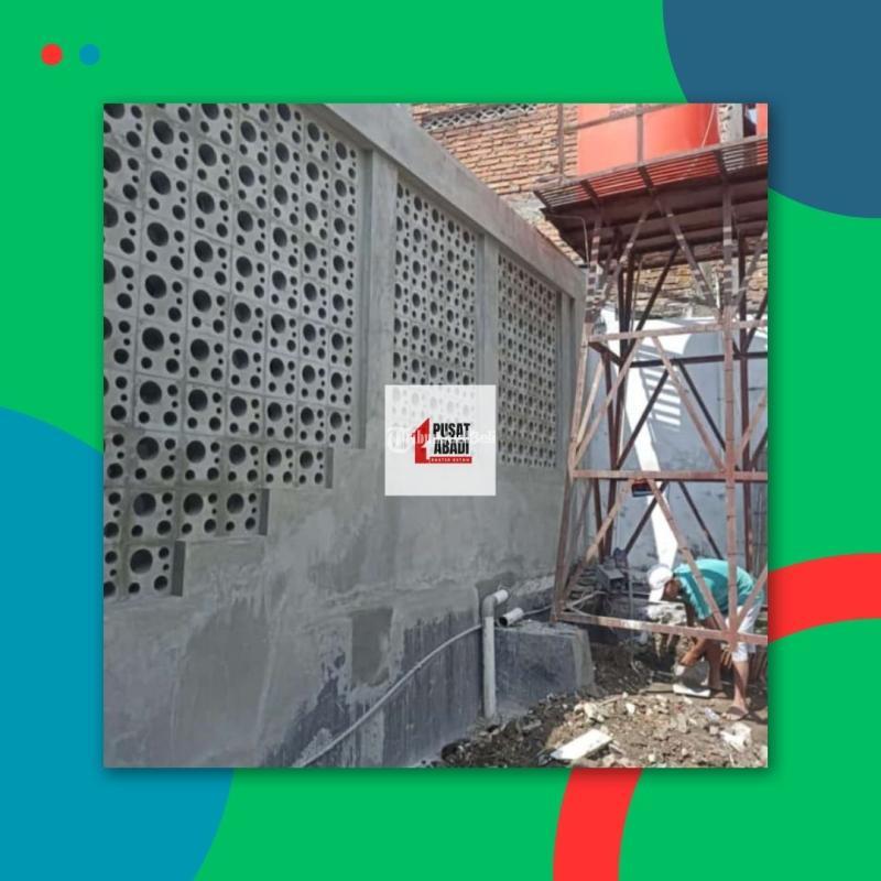 Dinding Roster Beton Rumah Minimalis di Legonkulon - Subang