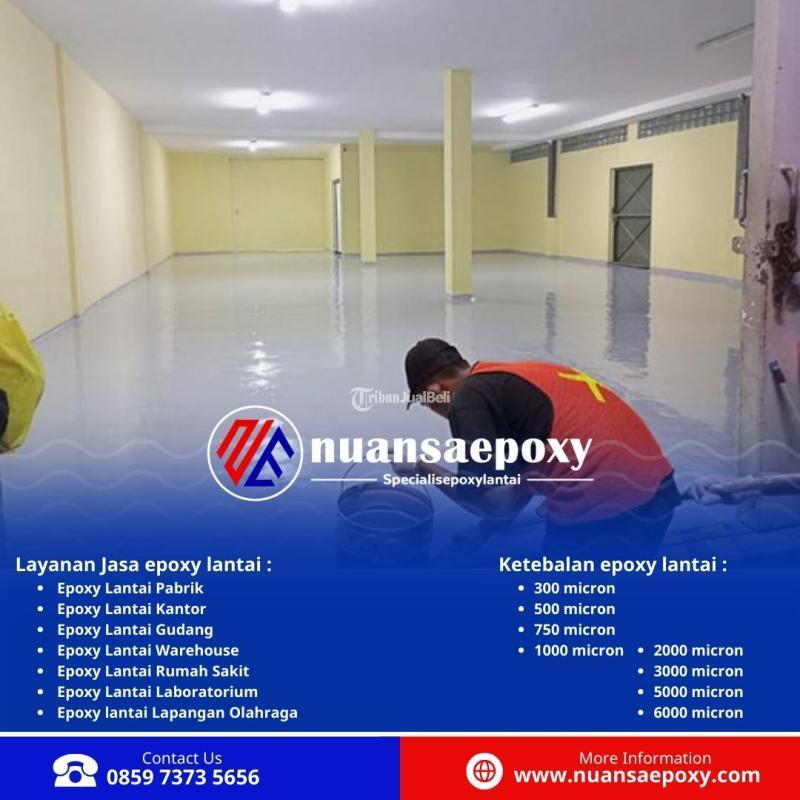 Epoxy Floor Coating Lantai Tahan Lama dan Mudah Perawatan Nuansa Epoxy - Jakarta Barat