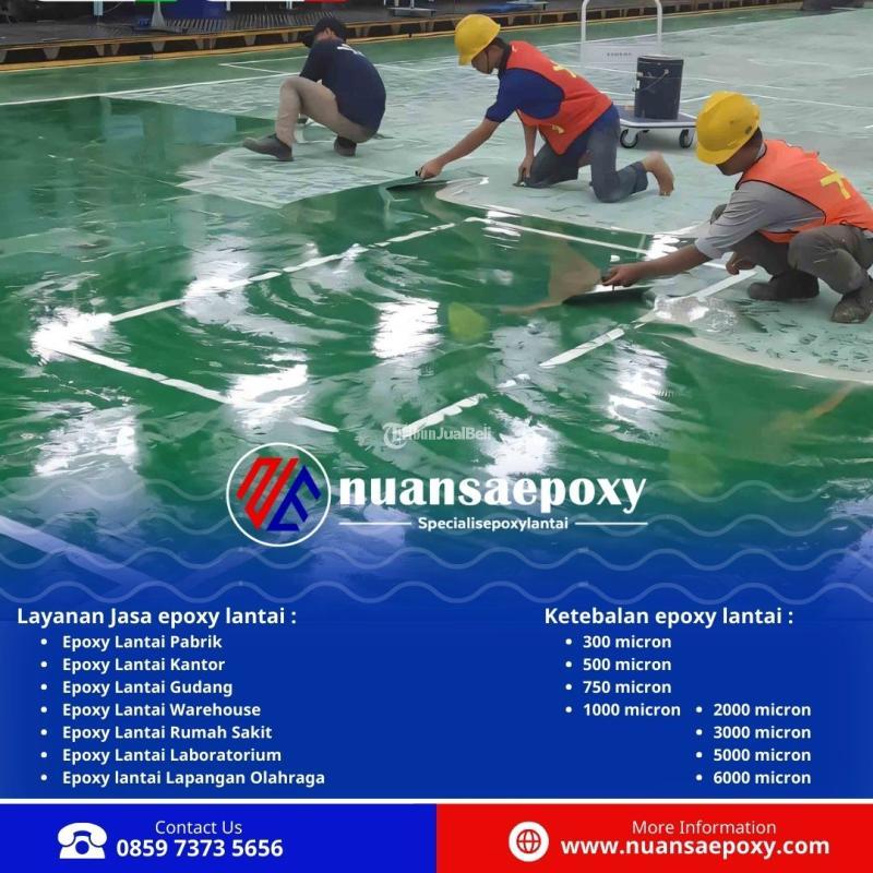 Epoxy Floor Coating Lantai Tahan Lama dan Mudah Perawatan Nuansa Epoxy - Jakarta Barat