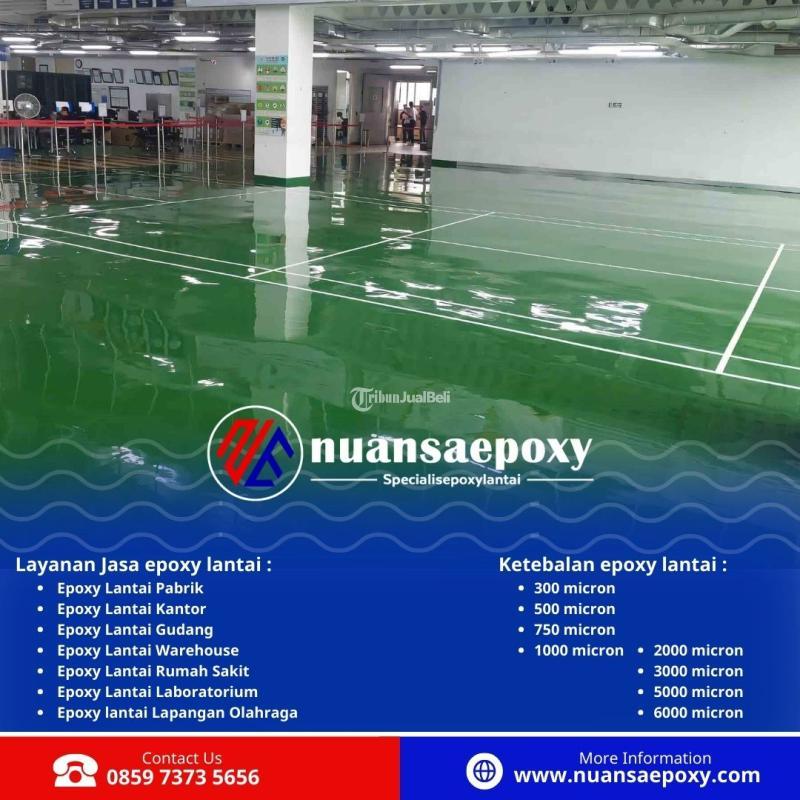 Epoxy Floor Coating Lantai Tahan Lama dan Mudah Perawatan Nuansa Epoxy - Jakarta Barat