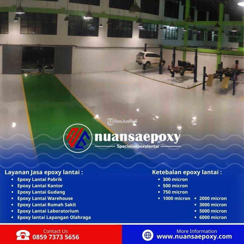Epoxy Floor Coating Lantai Tahan Lama dan Mudah Perawatan Nuansa Epoxy - Jakarta Barat