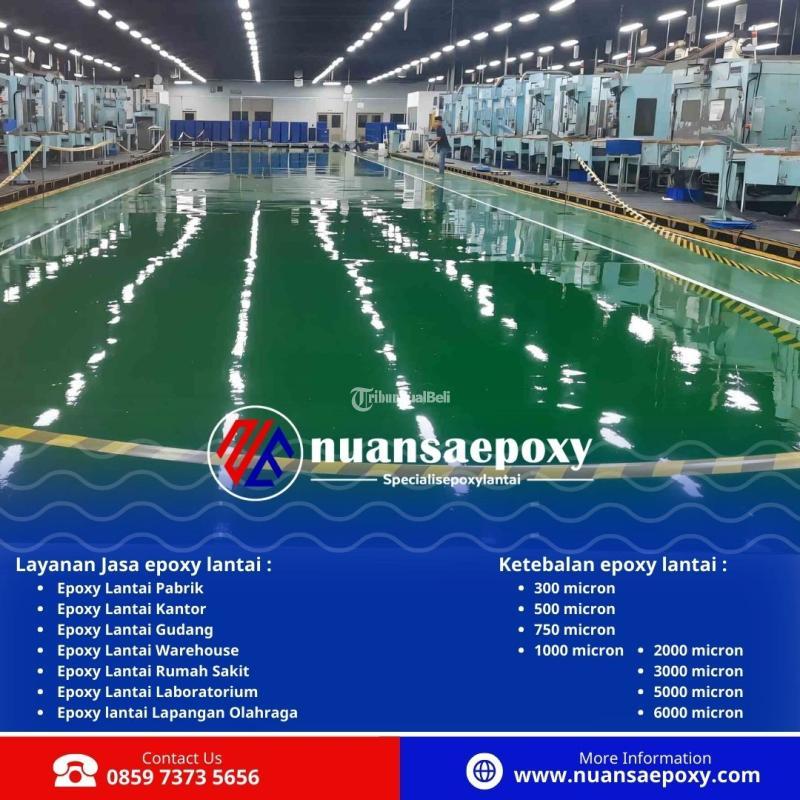 Epoxy Floor Coating Lantai Tahan Lama dan Mudah Perawatan Nuansa Epoxy - Jakarta Barat