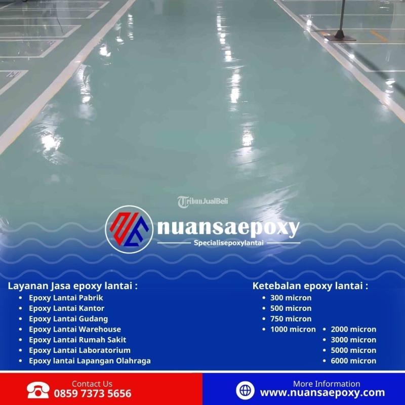 Epoxy Floor Coating Lantai Tahan Lama dan Mudah Perawatan Nuansa Epoxy - Jakarta Barat