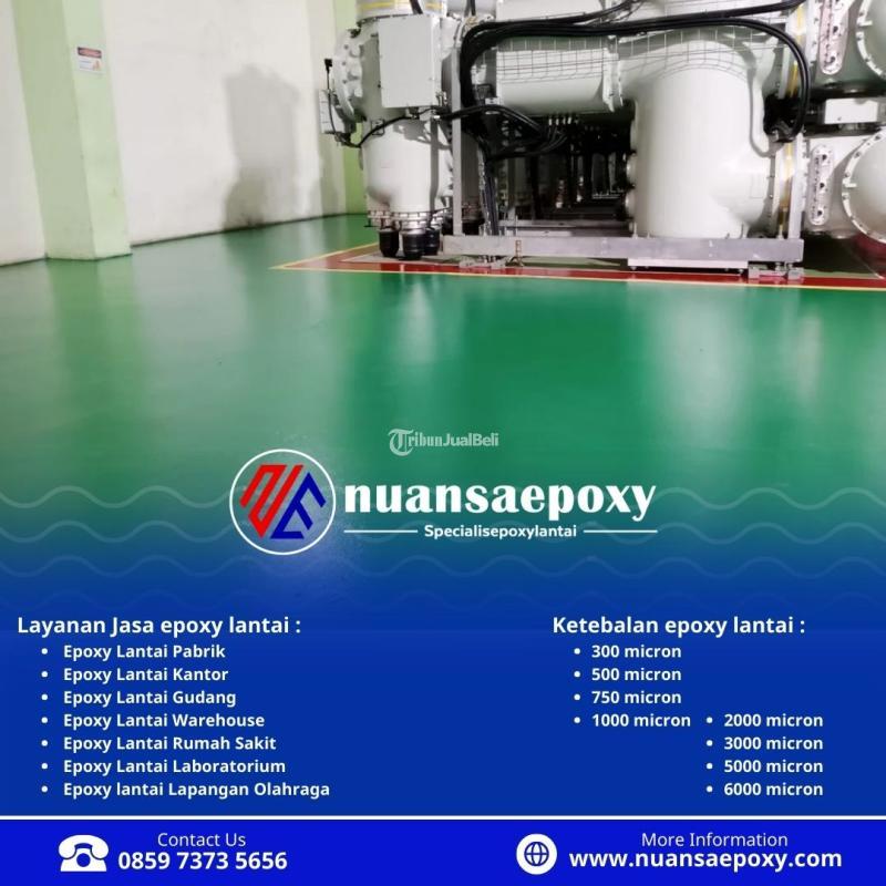 Lantai Epoxy untuk Interior dan Eksterior, Tahan terhadap Cuaca Nuansa Epoxy - Jakarta Barat