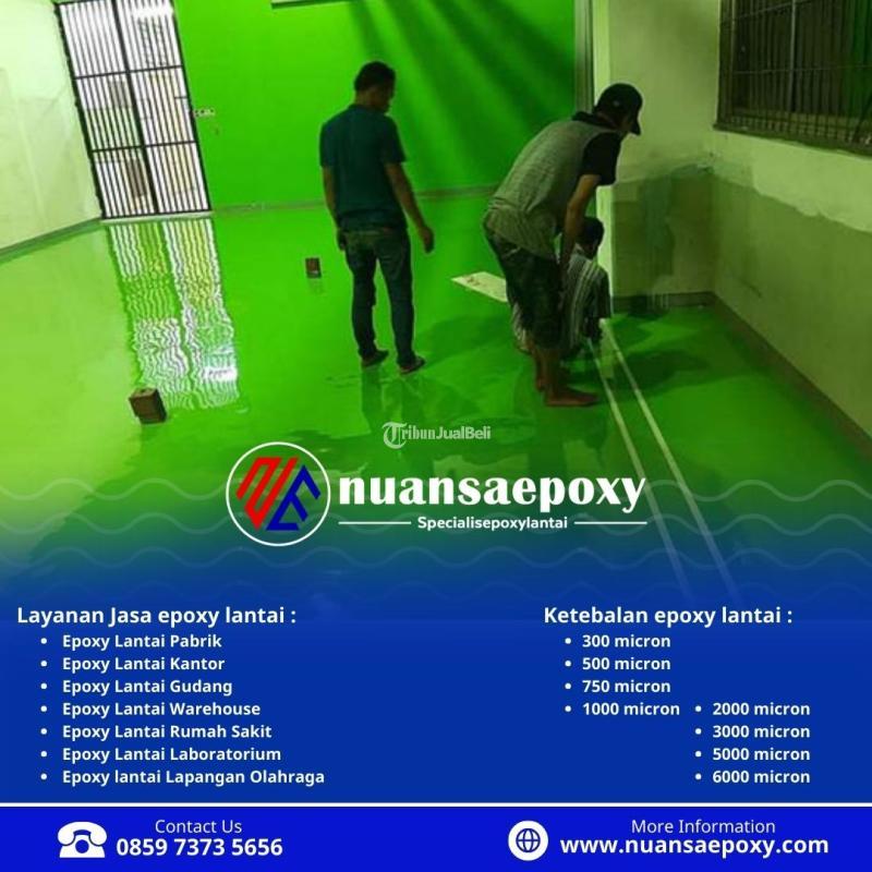 Lantai Epoxy untuk Interior dan Eksterior, Tahan terhadap Cuaca Nuansa Epoxy - Jakarta Barat