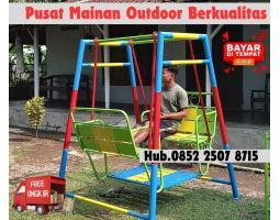 Ayunan Besi Bulat Dan Mainan Outdoor Untuk TK - Surakarta