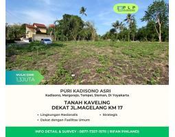 Dijual Tanah Kavling Dekat Jalan Magelang KM 17 Promo - Sleman 