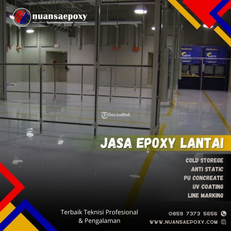 Jasa Cat Epoxy Lantai untuk Interior dan Eksterior Berkualitas Tinggi Nuansa Epoxy - Jakarta Selatan