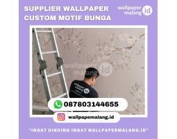 Supplier Wallpaper Custom Motif Bunga - Malang 