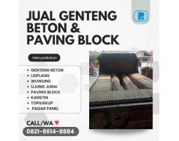 Genteng Flat Beton, Pilihan Kuat dan Estetis Siap Kirim - Malang 