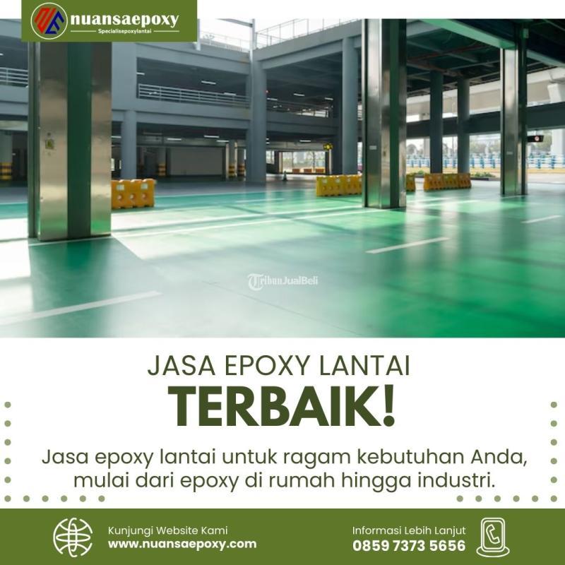 Jasa Cat Lantai Epoxy dengan Warna Custom Sesuai Keinginan Anda Nuansa Epoxy - Jakarta Timur