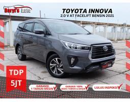 Mobil Toyota Kijang Innova V AT 2.0 Bensin Facelift 2021 Bekas - Jakarta Utara