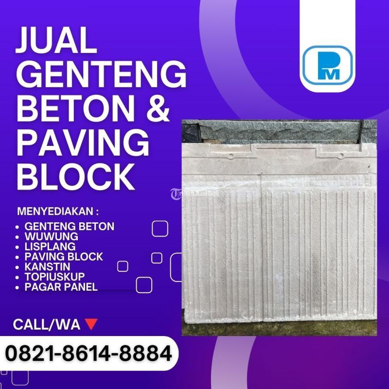 Genteng Flat Beton untuk Atap Kokoh Siap Kirim - Malang