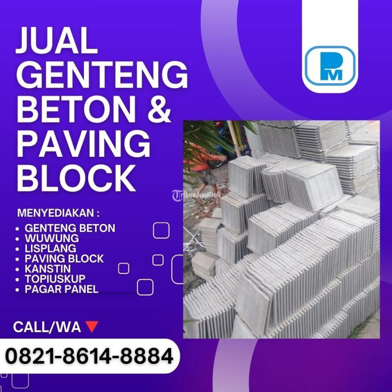 Genteng Flat Beton untuk Atap Kokoh Siap Kirim - Malang
