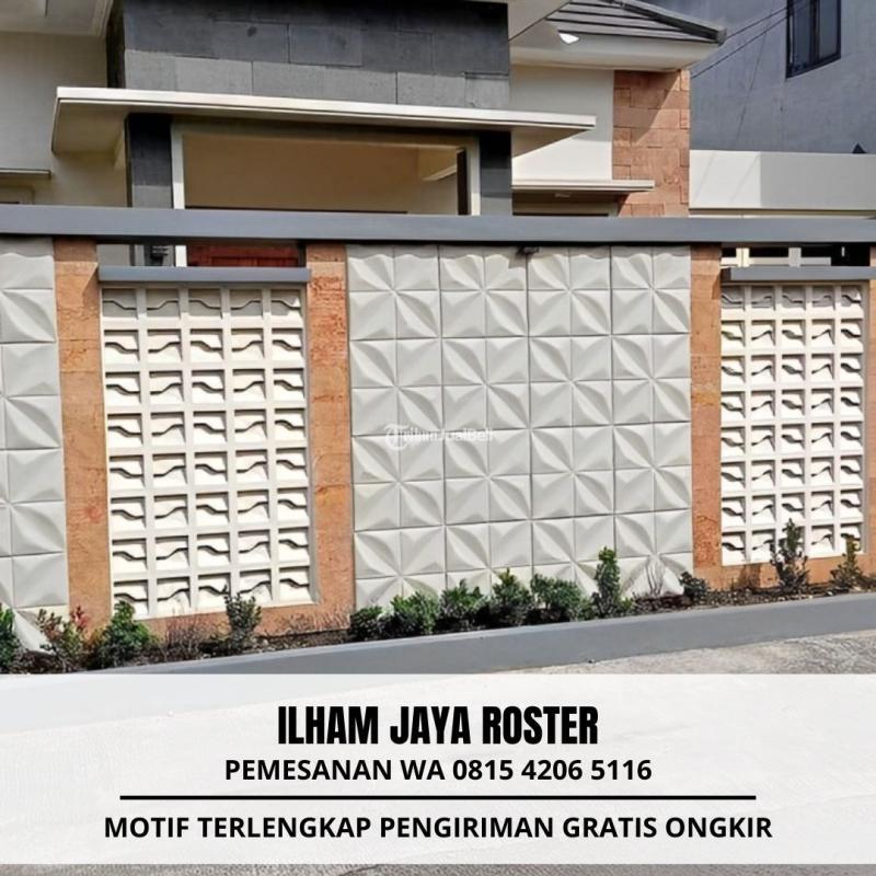 Pagar Roster Beton Model Minimalis 20x20 di Tarik di Sidoarjo - Tribun ...