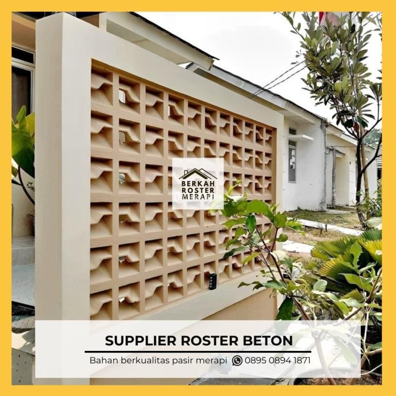 Roster Beton Pagar ukuran 20x20cm di Tegowanu - Grobogan