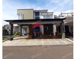 Dijual Rumah Hook 2 Lantai, LT. 217m2, LB. 248m2, Hadap Selatan dan Barat, Dekat Tol dan Stasiun, di Delatinos BSD - Tangerang Selatan