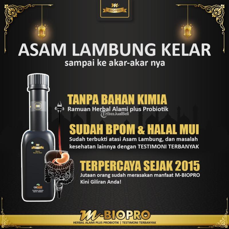 M Biopro Herbal Ampuh Obat Asam Lambung Alami - Mojokerto
