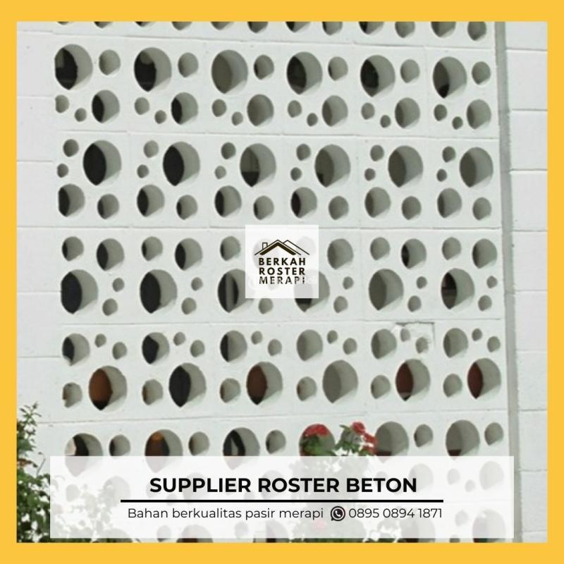 Roster Beton Dinding Rumah Minimalis di Jati - Blora