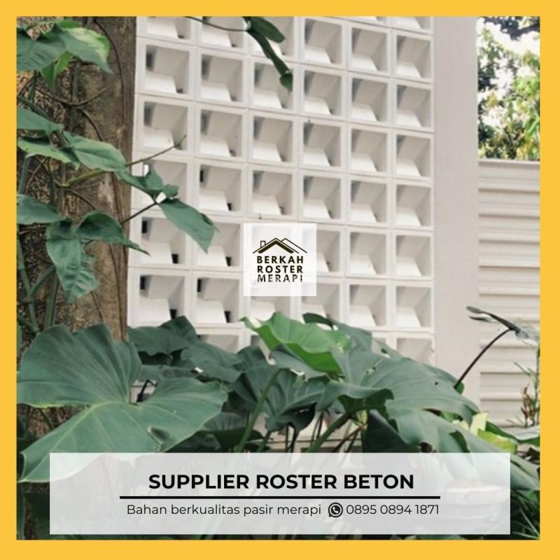 Roster Beton Pagar Rumah Minimalis di Jepon - Blora