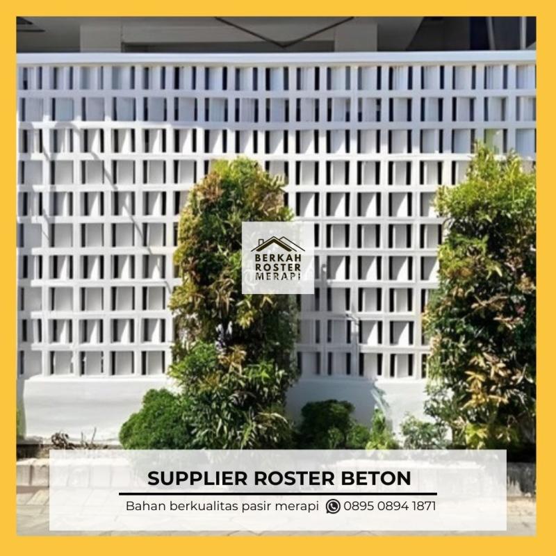 Roster Beton Pagar Rumah Ukuran 20x20cm di Kedungtuban - Blora