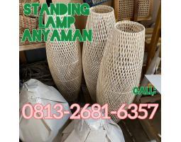 Standing Lamp Anyaman Sisan Ekspor Harga Ecer - Bantul