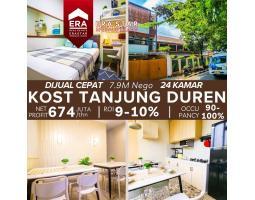 Dijual Kost Tanjung Duren Fully Furnished, Hanya 1 Unit Jarang Ada - Jakarta Barat