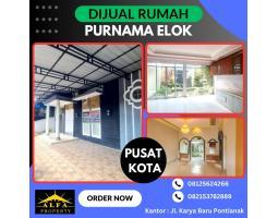 Dijual Rumah Mewah, LT. 275m2, LB. 185m2, 3KT, 2KM, Siap Huni, Lokasi Jalan Purnama 2, Komplek Purnama Elok - Pontianak