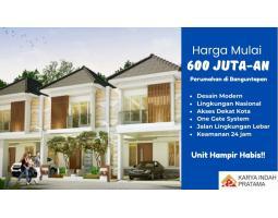 Dijual Rumah 2 Lantai, LT. 75m2, LB. 60m2, 3KT, 2KM, KPR DP 0 , Harga 600jutaan, Sisa 4 Unit - Yogyakarta