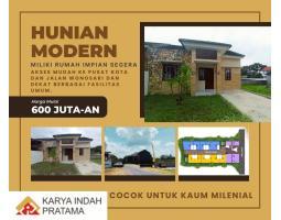 Djual Rumah Cluster, LT. 85m2, LB. 50m2, 3KT, 1KM, Hanya 1km dari Jalan Wonosari, Sebelum Kids Fun - Yogyakarta