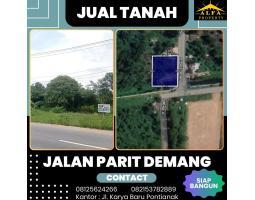 Dijual Tanah Kavling Luas 840m SHM Siap Bangun Parit Demang - Pontianak